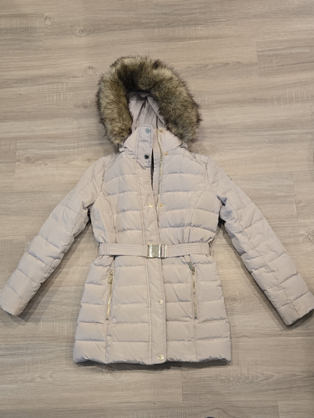 MICHAEL Michael Kors Light Beige Puffer Jacket